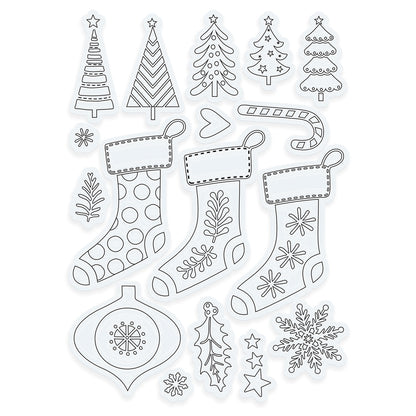 Tonic Studios A CANDY CANE CHRISTMAS Stamp Set