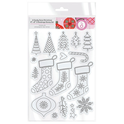Tonic Studios A CANDY CANE CHRISTMAS Stamp Set