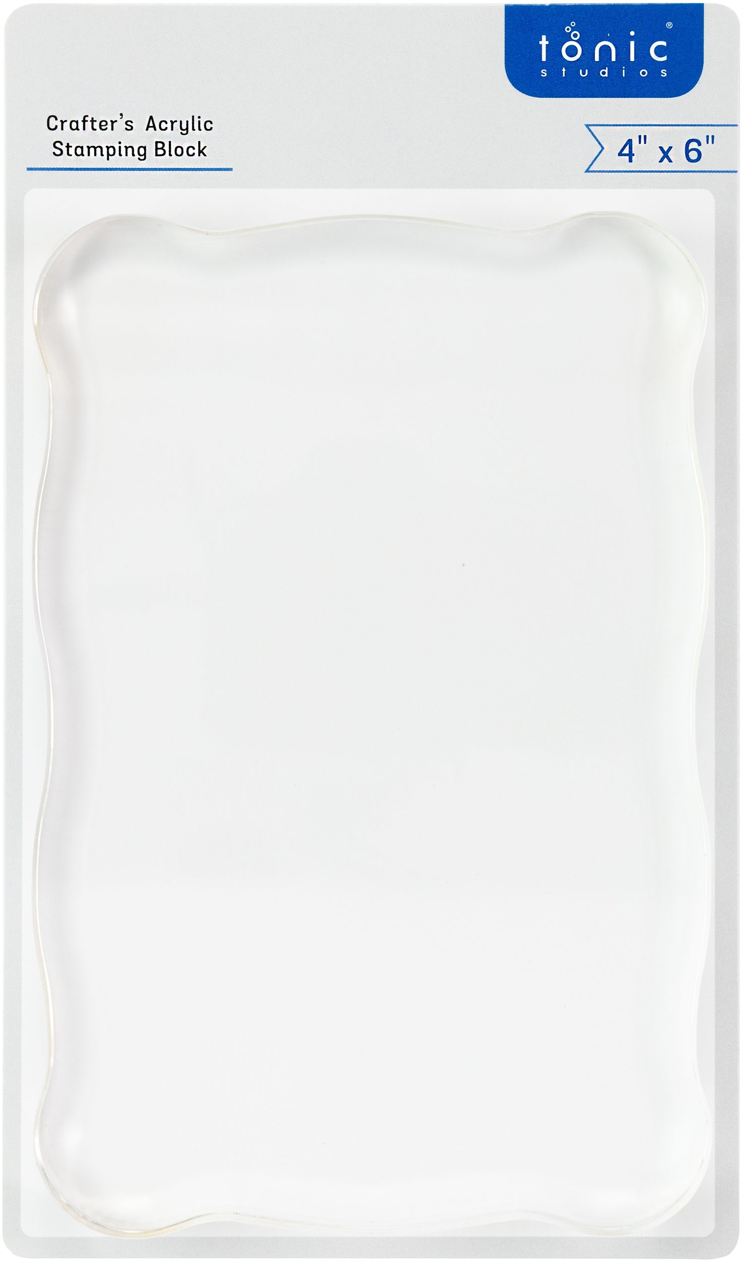 Tonic Studios CRAFTER’S ACRYLIC 4”X6” Stamping Block