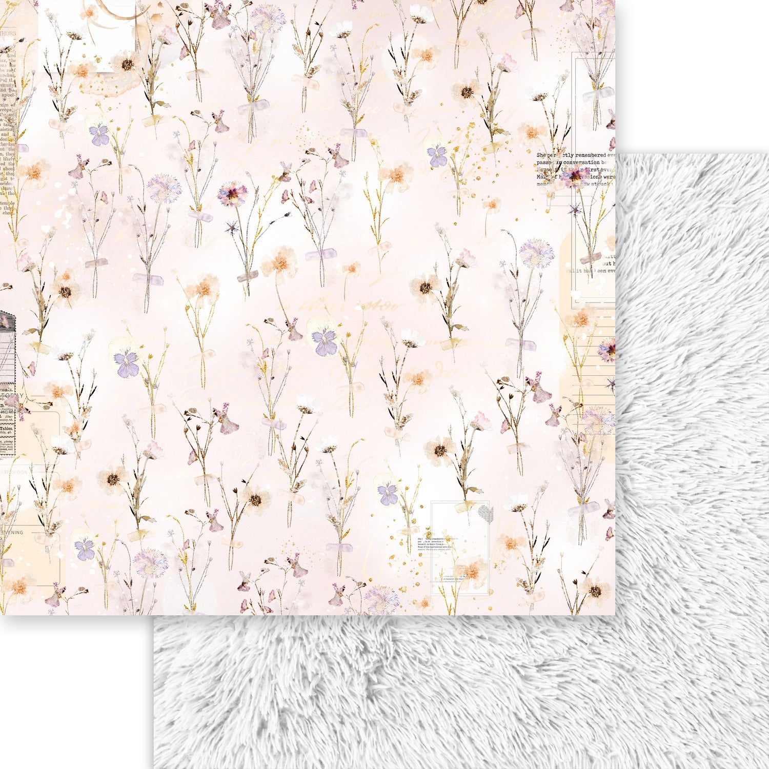Asuka Studio FLORAL WHISPERS 12X12 Collection Paper Pad 12 Sheets
