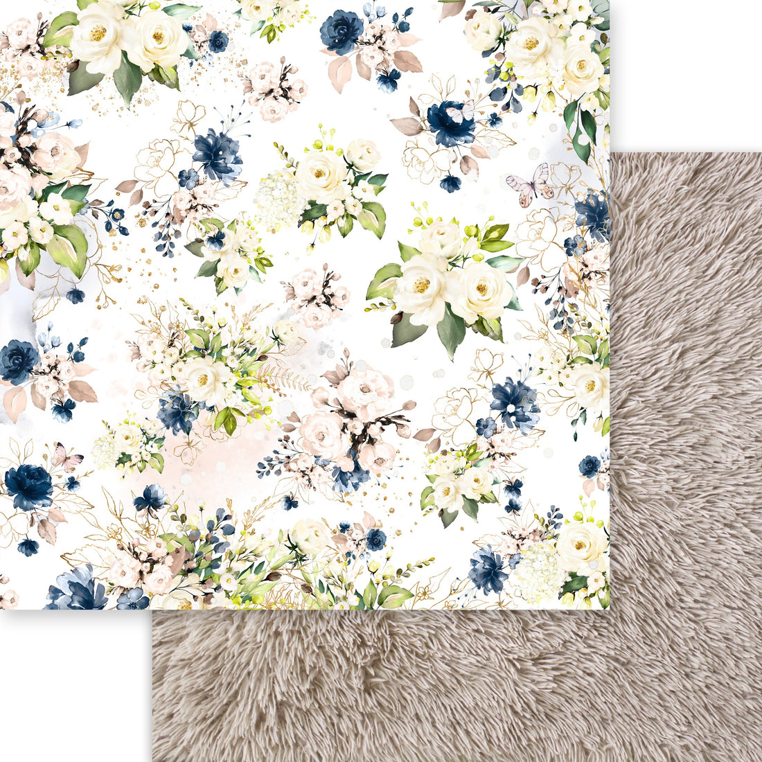 Asuka Studio FLORAL WHISPERS 12X12 Collection Paper Pad 12 Sheets