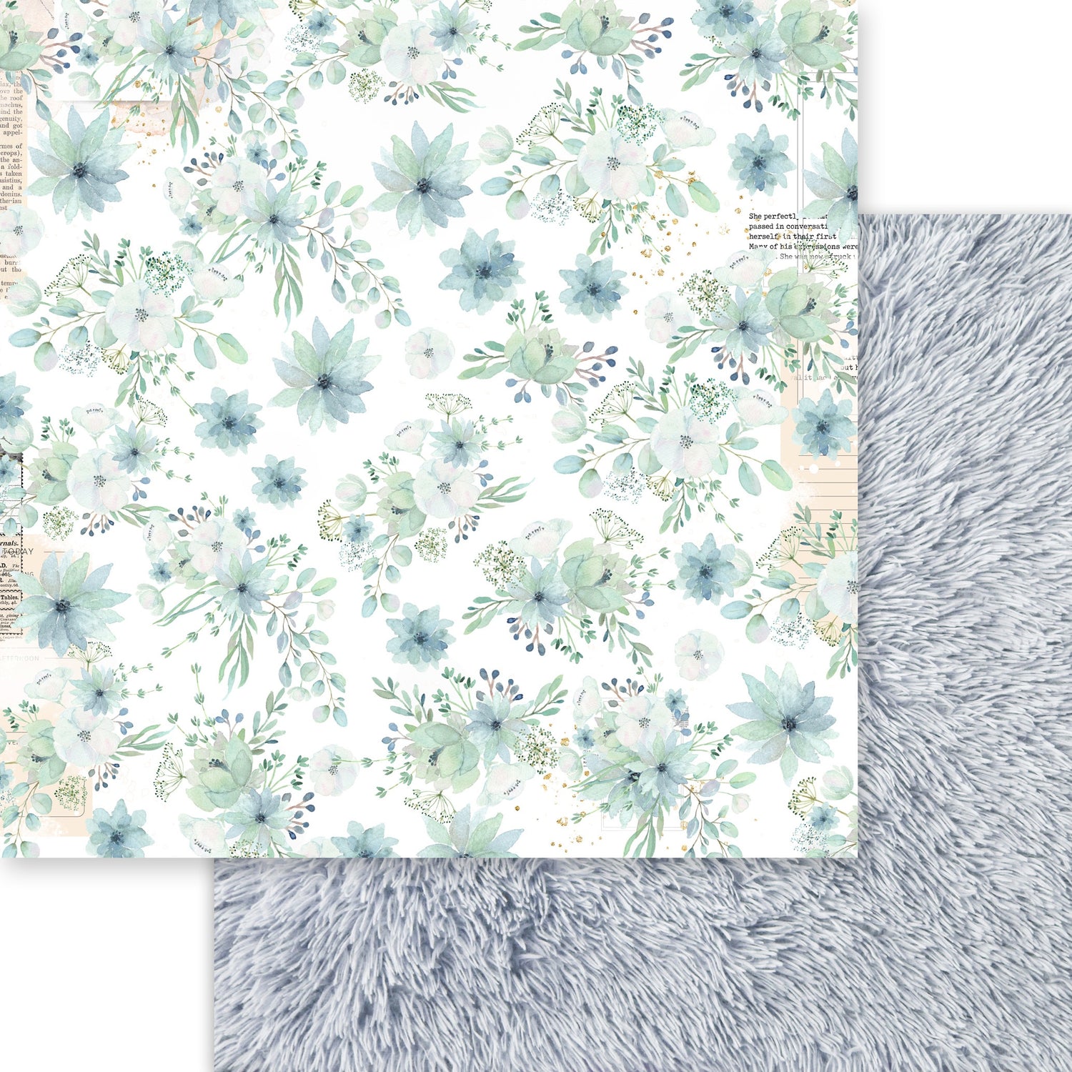 Asuka Studio FLORAL WHISPERS 12X12 Collection Paper Pad 12 Sheets