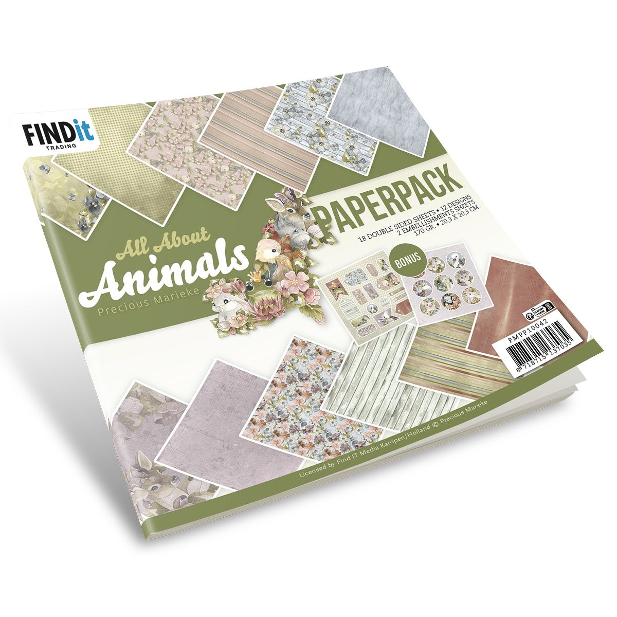 Precious Marieke ALL ABOUT ANIMALS Paper Pack