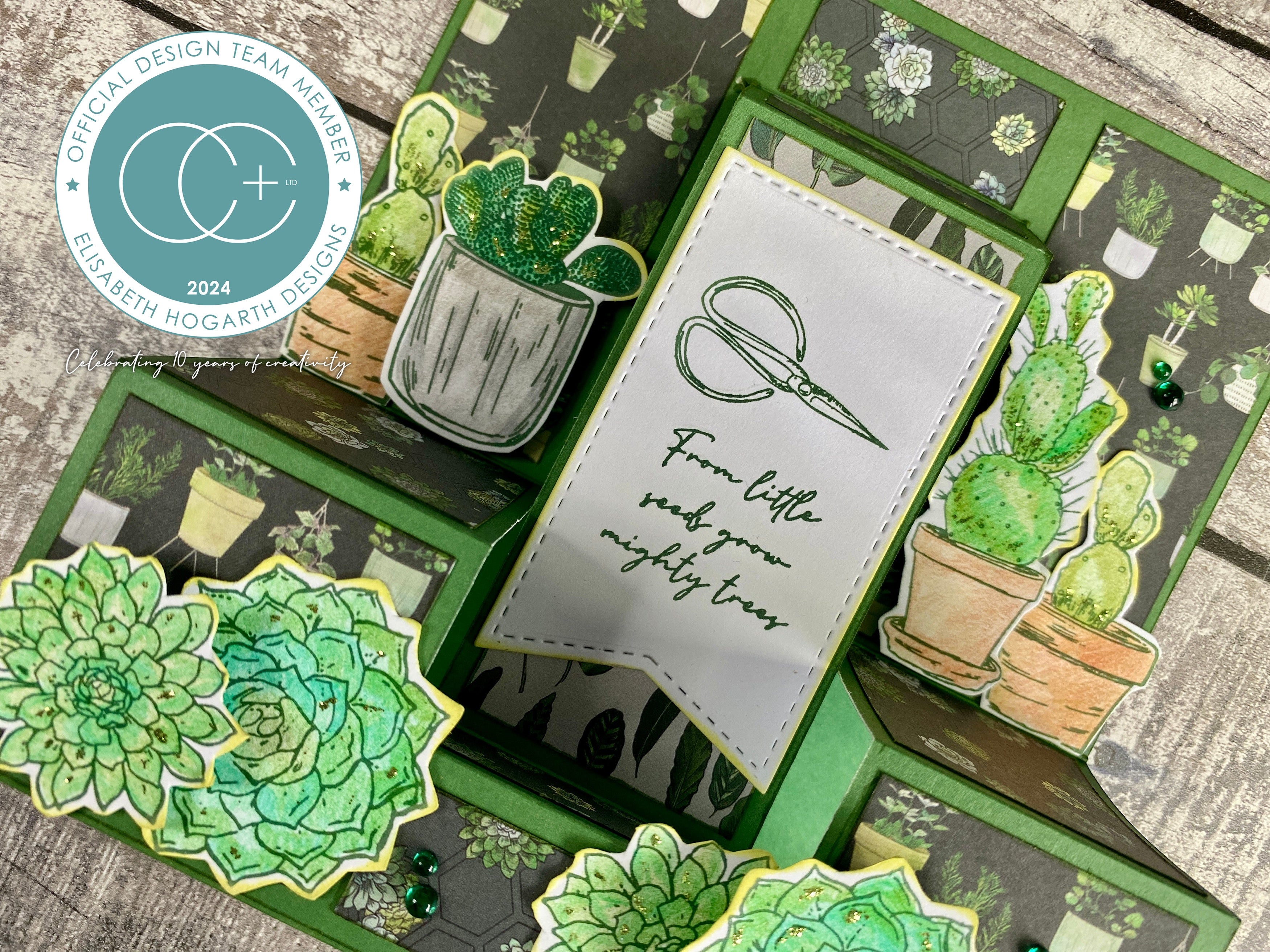 Craft Consortium BOTANY BOUTIQUE Chipboard Ephemera