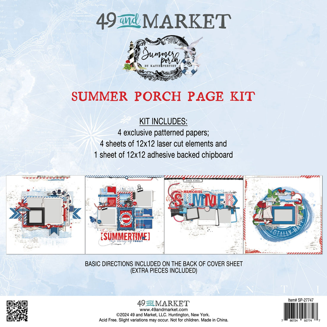 49 and Market SUMMER PORCH Page Kit