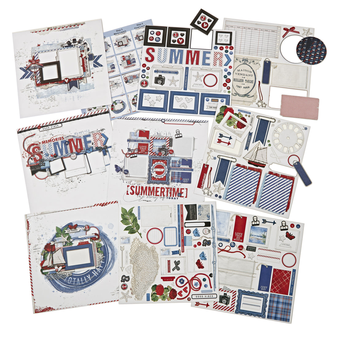 49 and Market SUMMER PORCH Page Kit