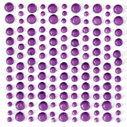 Craft Consortium PURPLE Adhesive Dew Drops 143pc