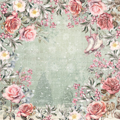 Crafter’s Companion CHRISTMAS ROSE 12&quot;X12&quot; Signature Collection Paper Pad