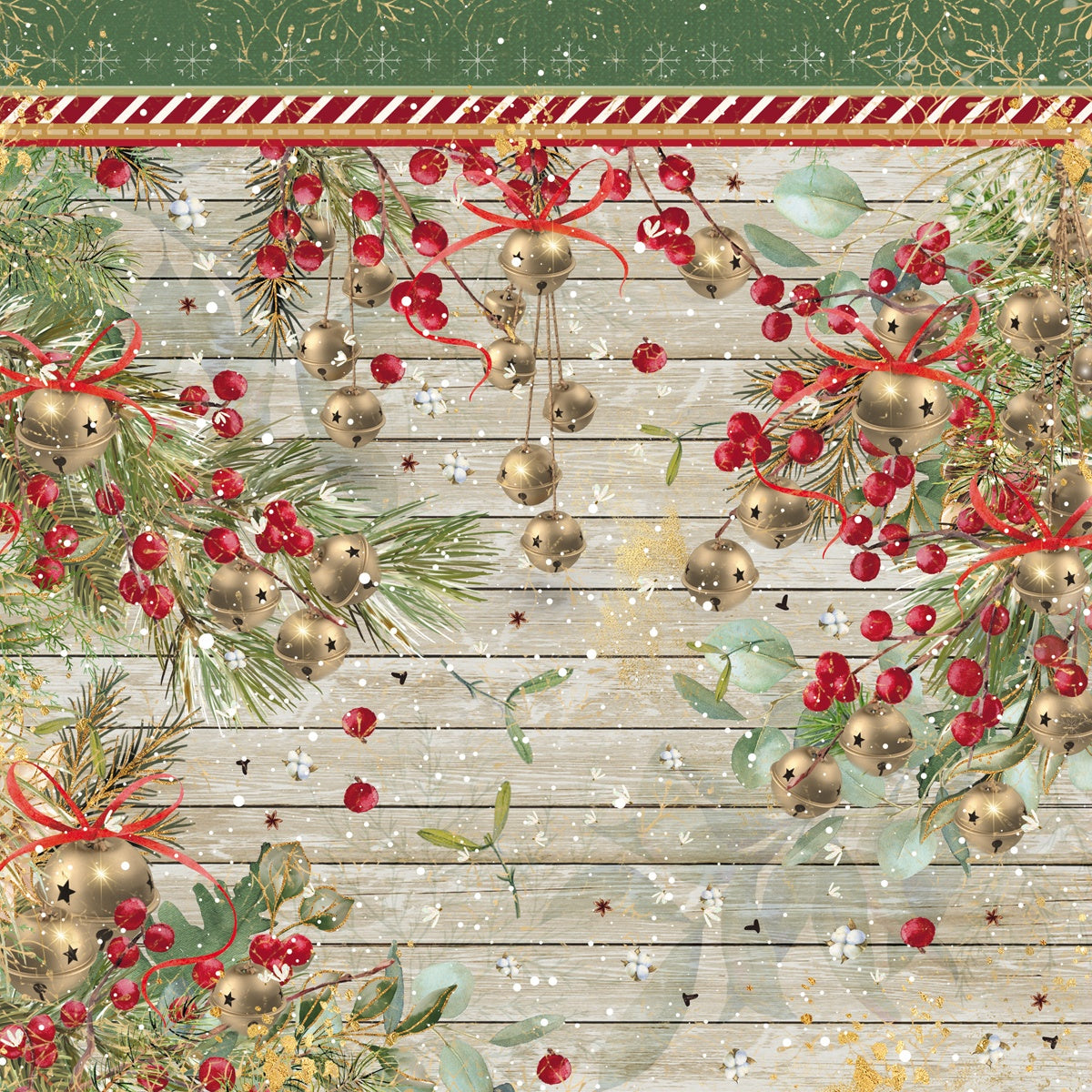 Crafter’s Companion JINGLE ALL THE WAY 12&quot;X12&quot; Paper Pad