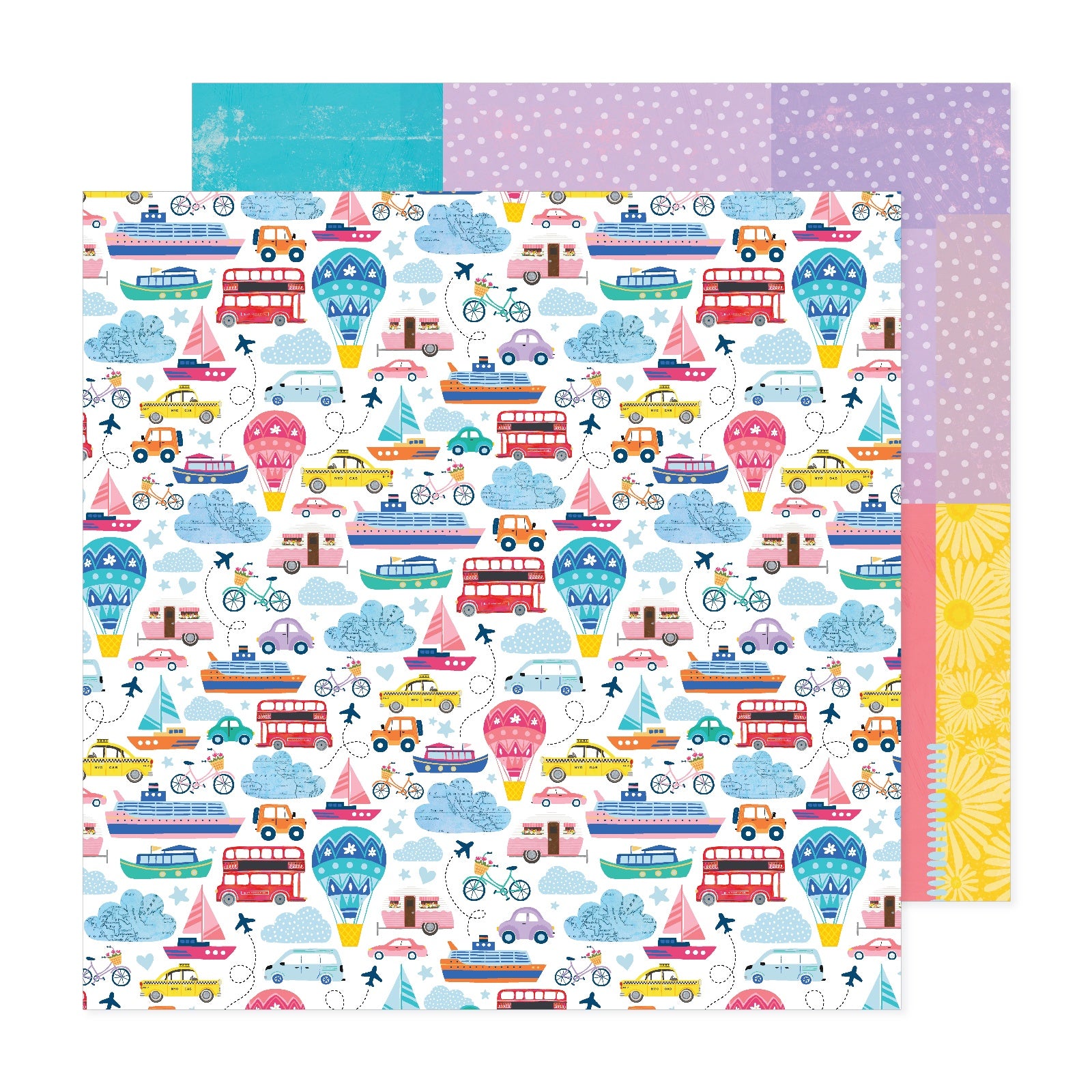 Paige Evans ADVENTUROUS PAPER PAD 12&quot;X12&quot; 48pc