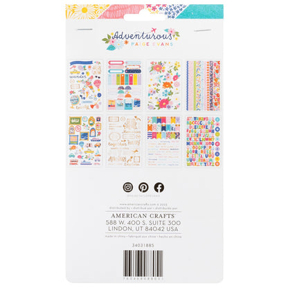 Paige Evans ADVENTUROUS Stickers 340pc