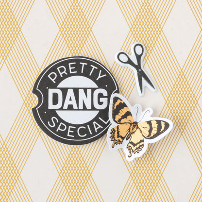 Thickers BoBunny CHARMED CHRONICLES Foam Phrase Stickers