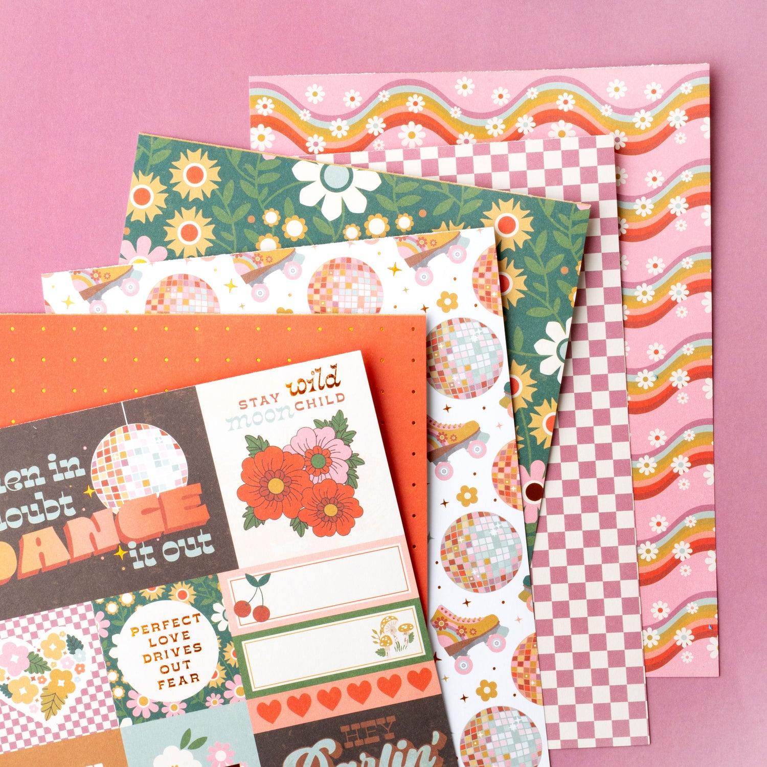 Jen Hadfield GROOVY DARLIN’ 6"X8" Paper Pad 36pc