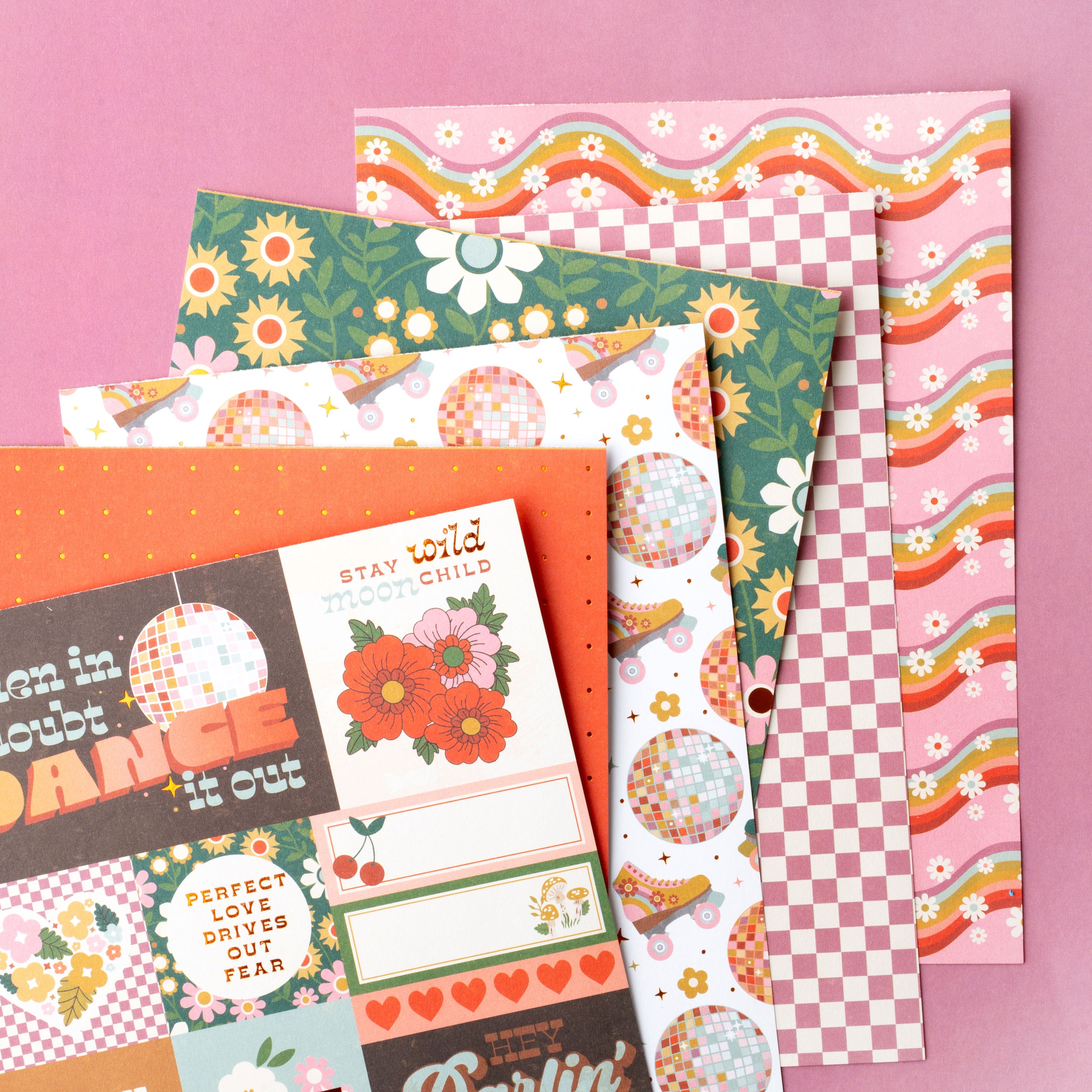 Jen Hadfield GROOVY DARLIN’ 6"X8" Paper Pad 36pc