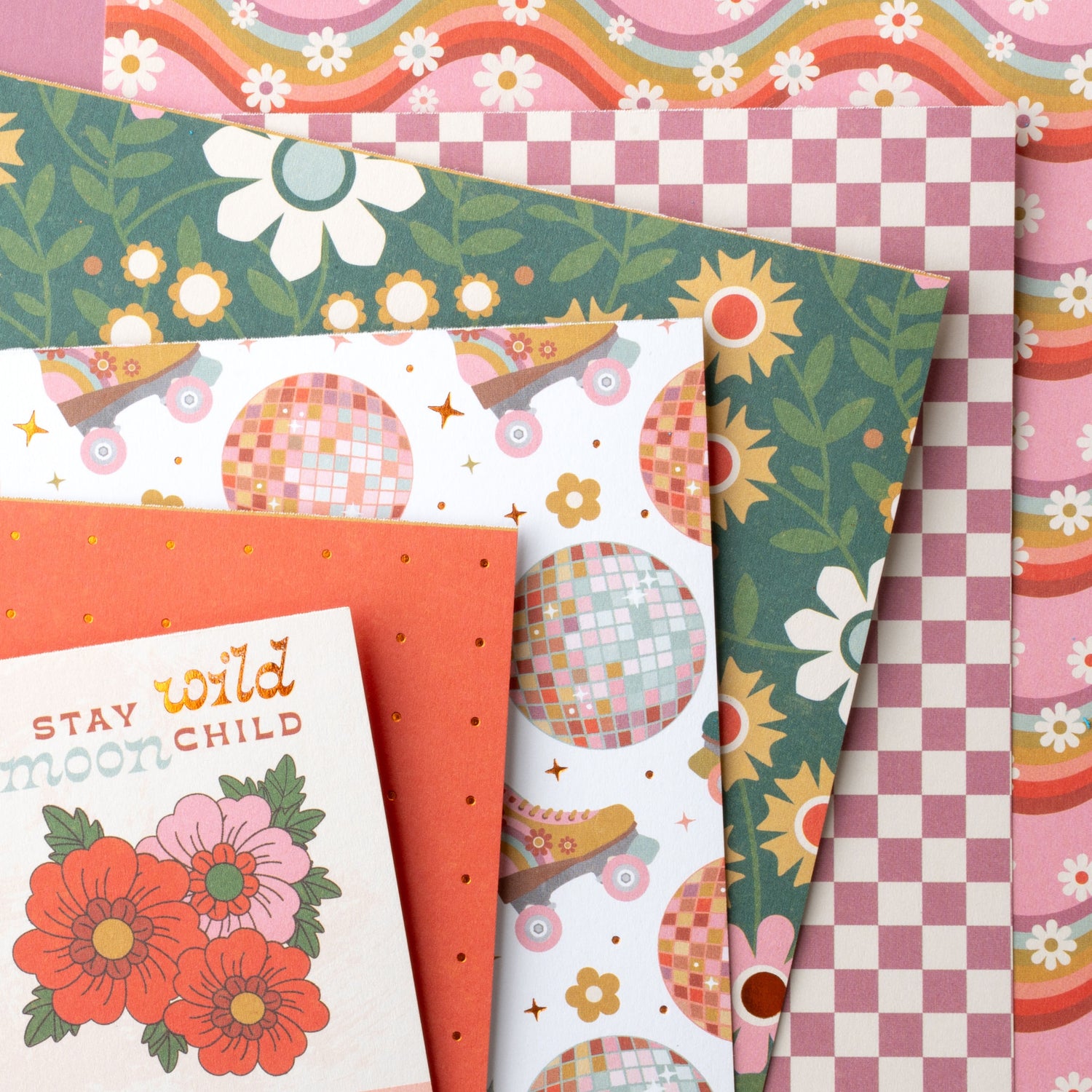 Jen Hadfield GROOVY DARLIN’ 12"X12" Paper Pad 48pc