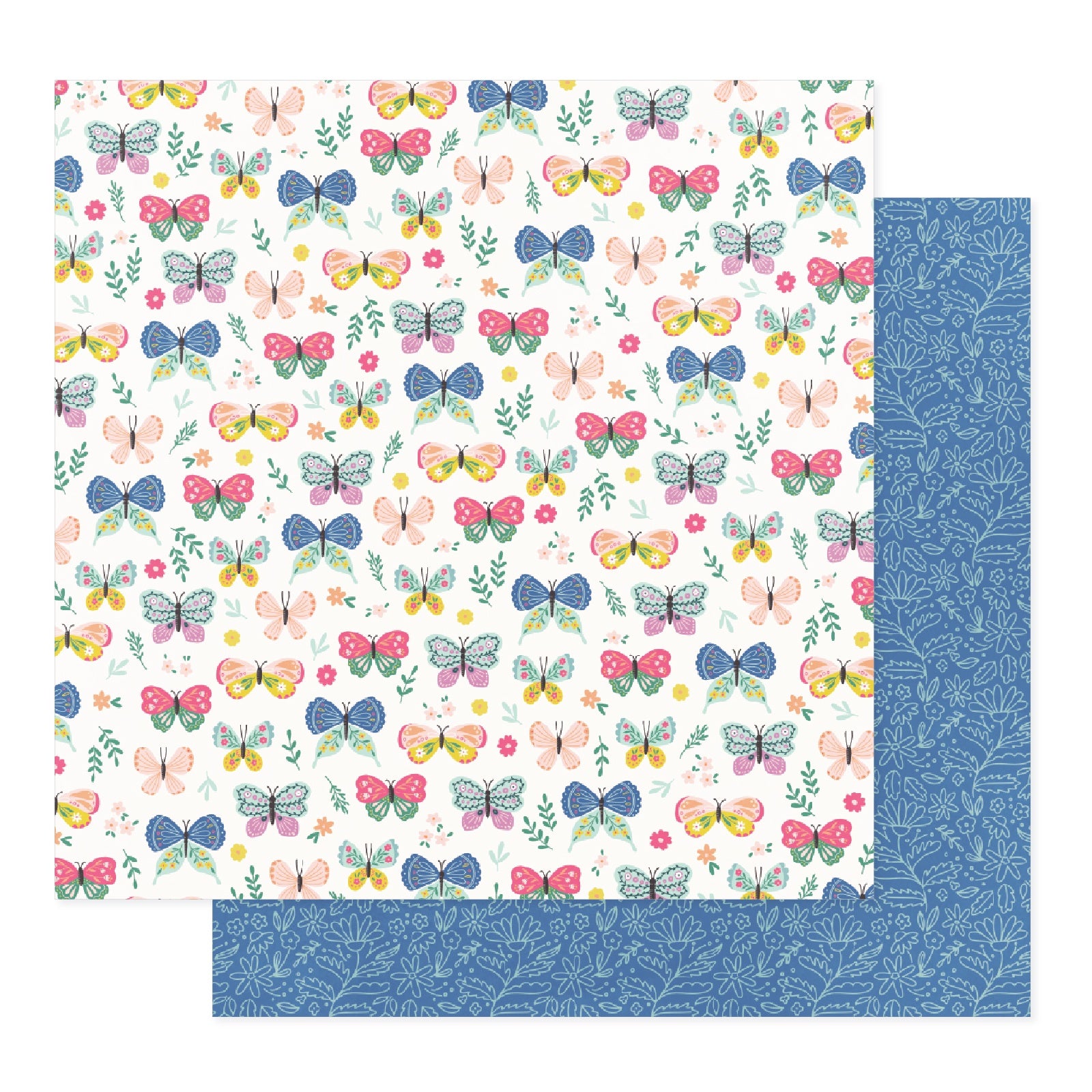 Bea Valint Sketchbook DELICATE 12"X12" Scrapbook Paper