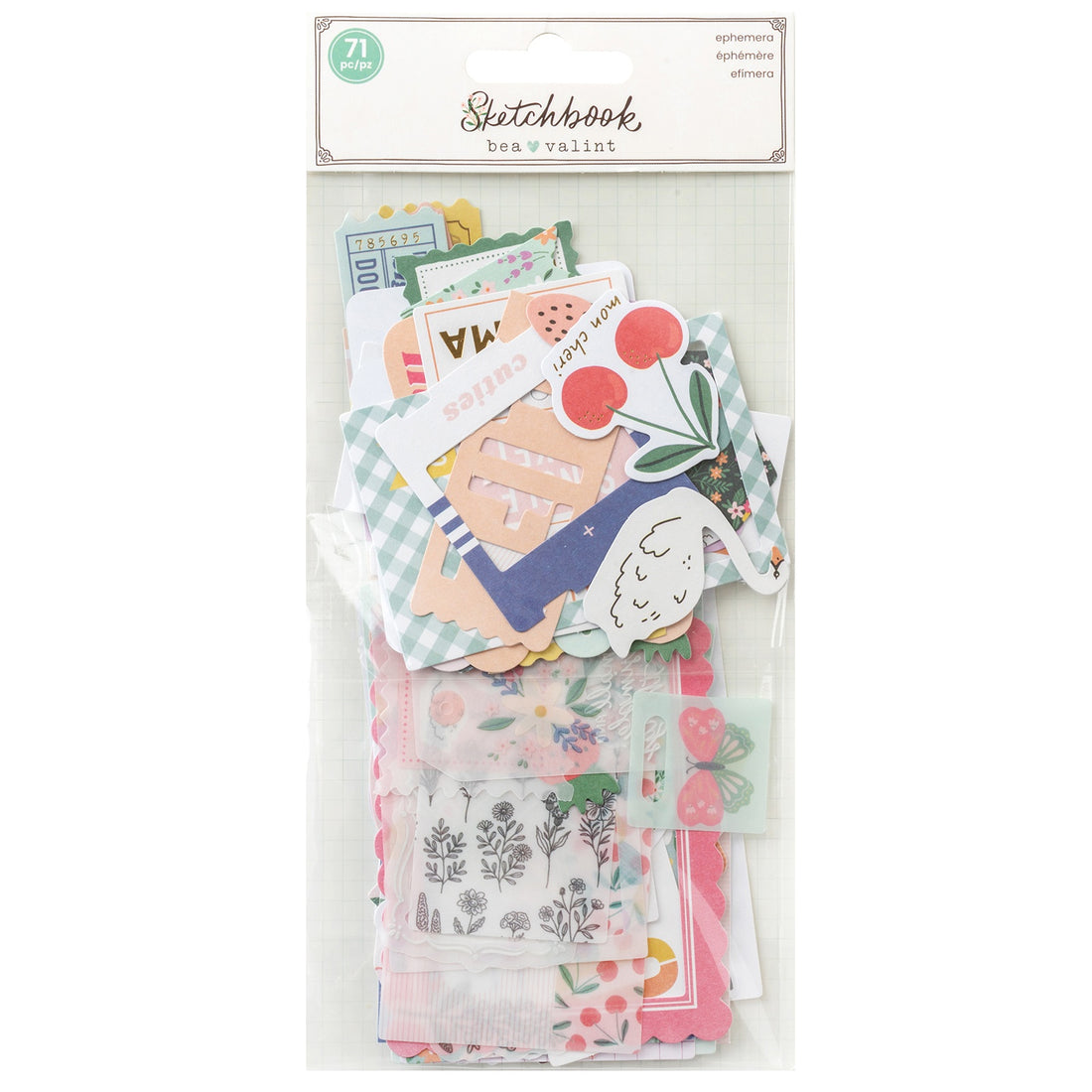 AC Bea Valint SKETCHBOOK Ephemera 71pc
