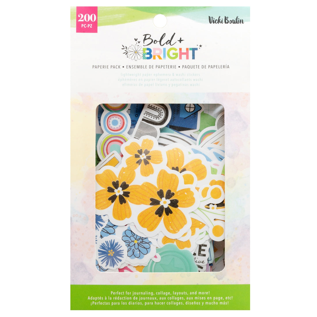 Vicki Boutin BOLD + BRIGHT Paperie Pack 200pc
