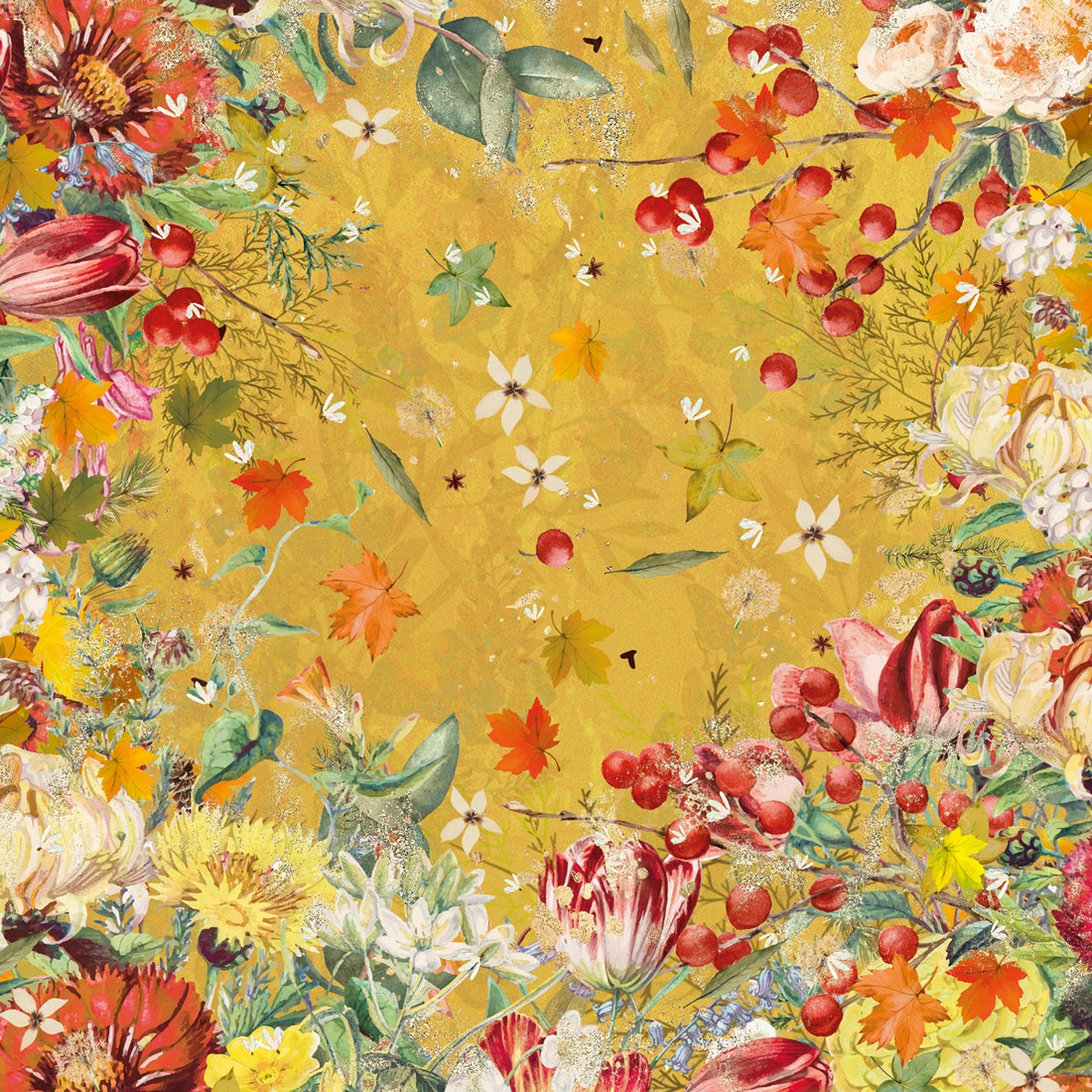 Crafter’s Companion THANKFUL & BLESSED 12"X12" Nature’s Garden Paper Pad