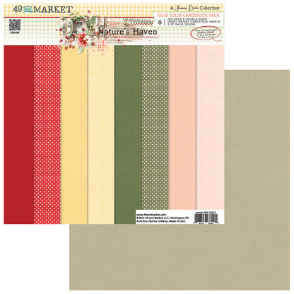 Pack of patterned paper sheets with a &