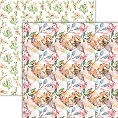 Reminisce DESERT ROSE 12&quot;X12&quot; Scrapbook Kit 9pc