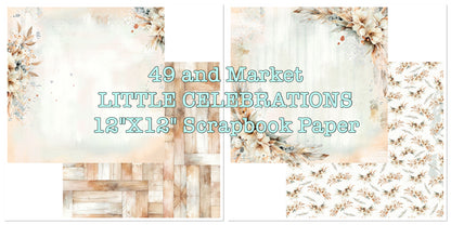 49 and Market LITTLE CELEBRATIONS 12&quot;X12&quot; Scrapbook Paper