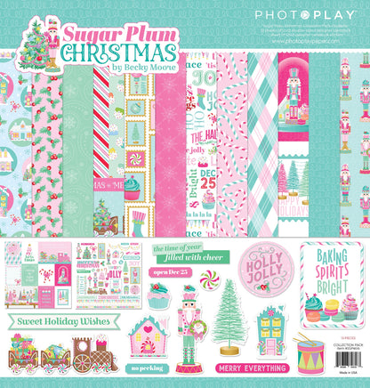 Photoplay SUGAR PLUM CHRISTMAS 12X12 Paper Collection Pack