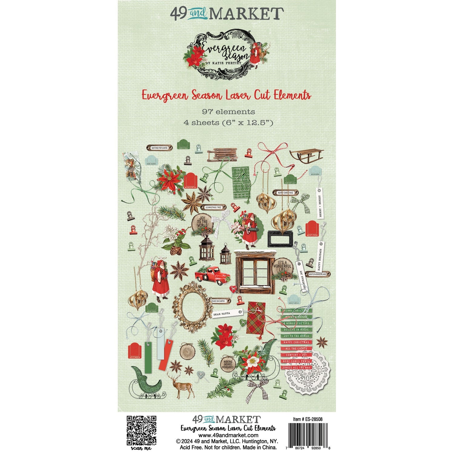 49 and Market EVERGREEN SEASON Laser Cut Elements