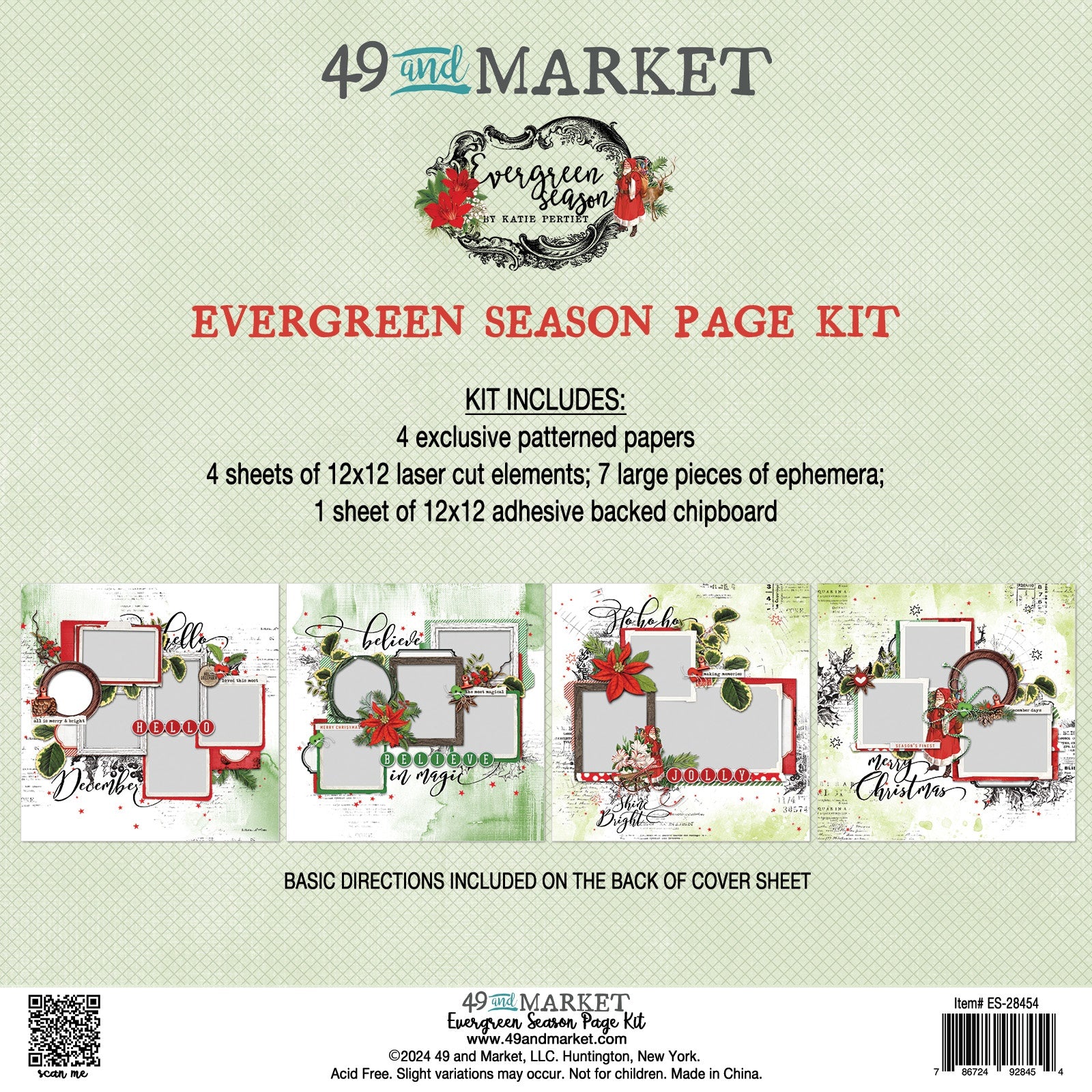 49 and Market EVERGREEN SEASON Page Kit