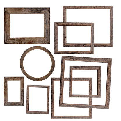 49 and Market EVERGREEN SEASON Chipboard Frames