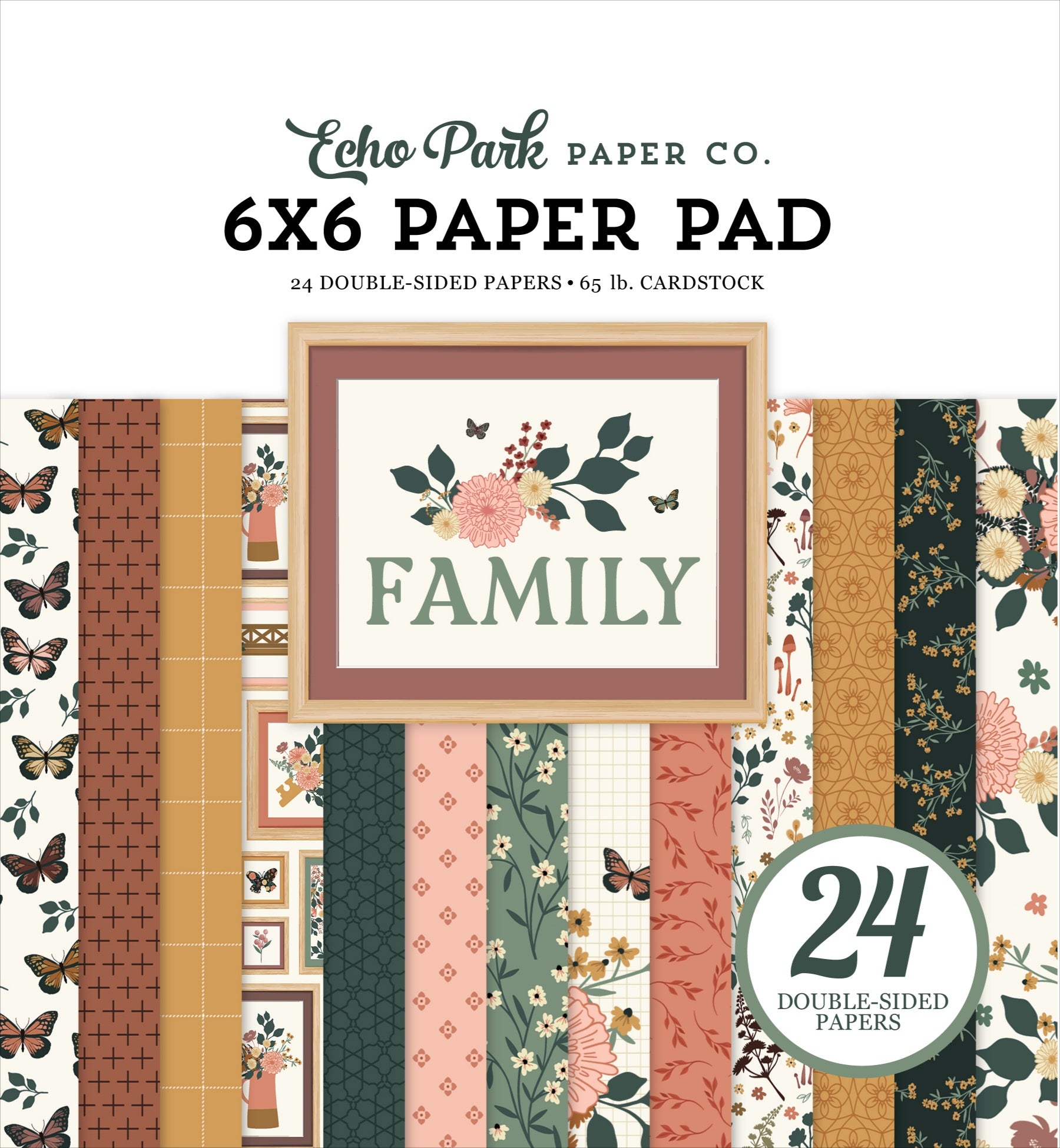 Echo Park FAMILY 6&quot;X6&quot; Scraobook Paper Pad