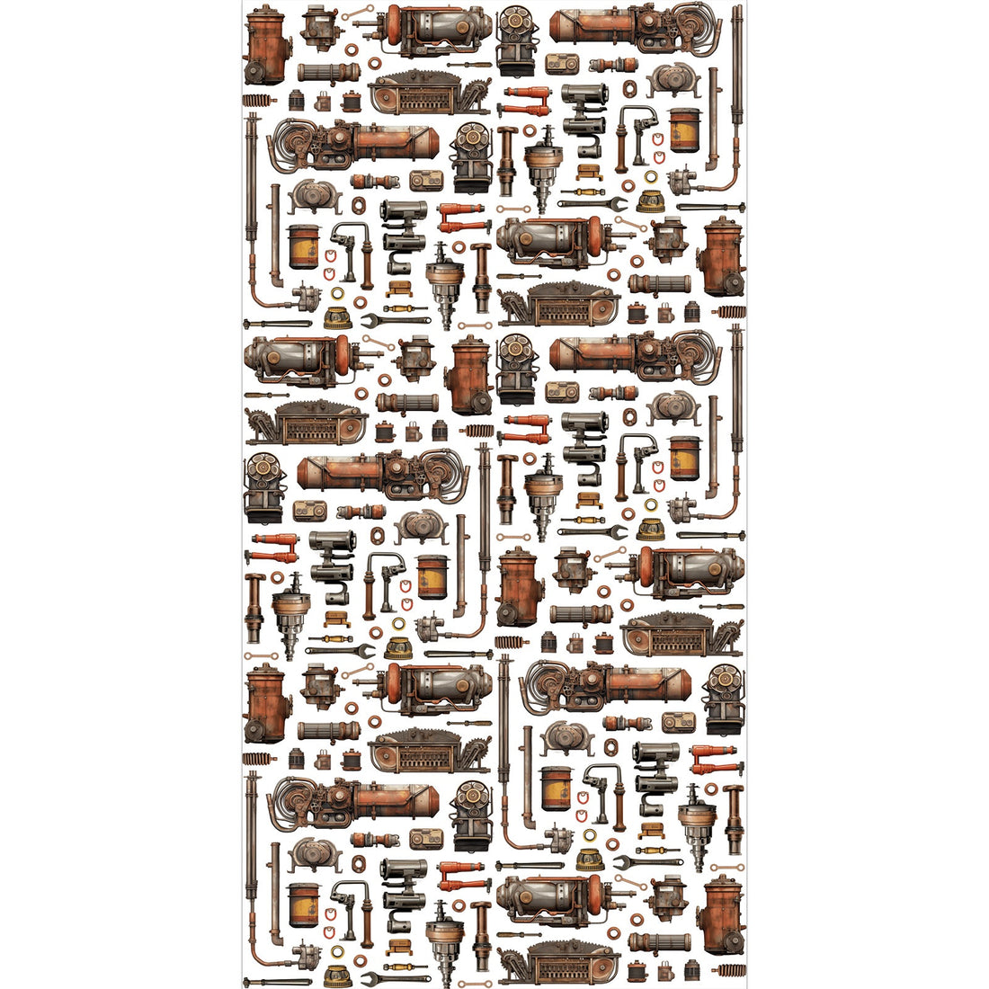 49 and Market RUST AND REVS Washi Sheets