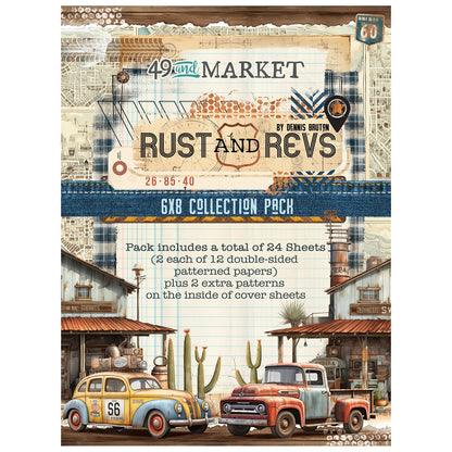 49 and Market RUST AND REVS 6X8 Collection Pack