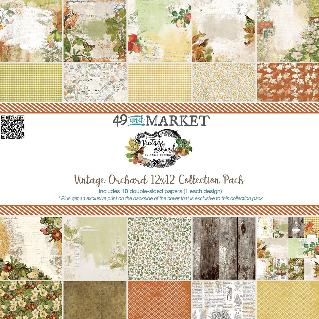 49 and Market VINTAGE ORCHARD 12X12 Collection Pack