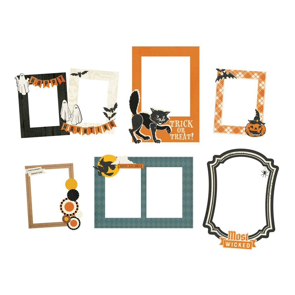 Simple Stories SIMPLE VINTAGE SCARY STORIES Chipboard Frames