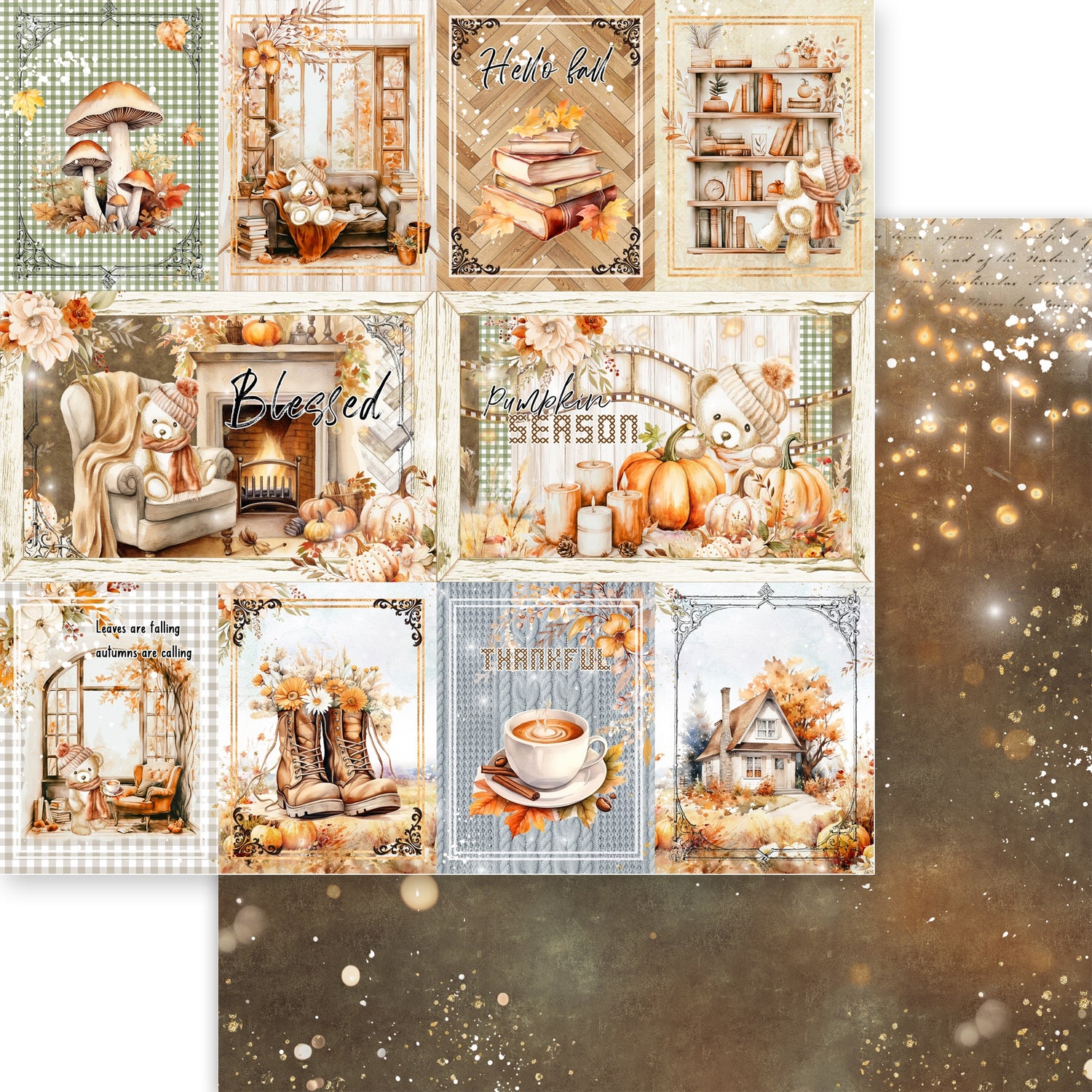 Memory Place BEARY COZY 12X12 Collection Paper Pack