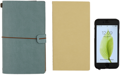 Peter Pauper VOYAGER LIGHT BLUE Travel Journal Notebook