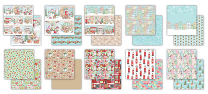 Craft Consortium CHRISTMAS MARKET 6”X6” Premium Paper Pad