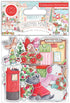 Craft Consortium CHRISTMAS MARKET CHIPBOARD EPHEMERA Diecut Embellishments