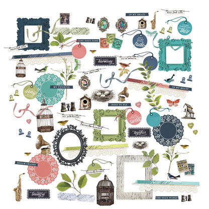 49 and Market BIRDSONG Laser Cut Elements