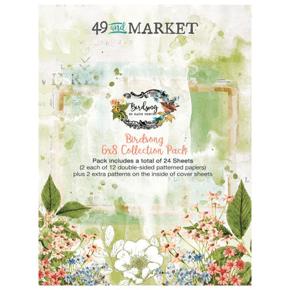 49 and Market BIRDSONG 6”X8” Collection Paper Pack