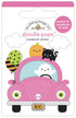 Doodlebug Hey Pumpkin BOO CRUISE Doodle-Pops 3D Stickers