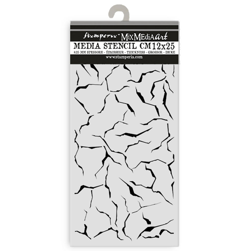 Stamperia Mix Media Stencil CRACKLE 5”X10”