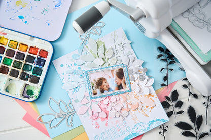 Sizzix 49 And Market FINE STEMS Stamp &amp; Die Set