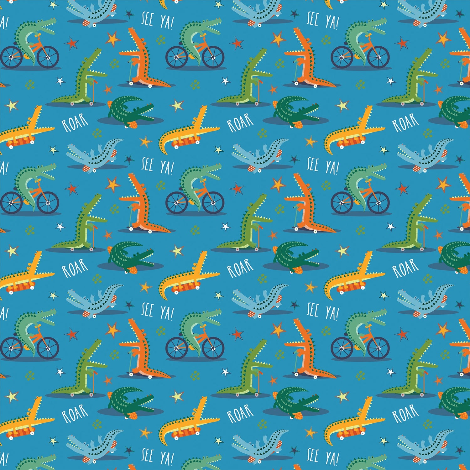 Photoplay LATER GATOR Collection 12X12 Scrapbook Paper