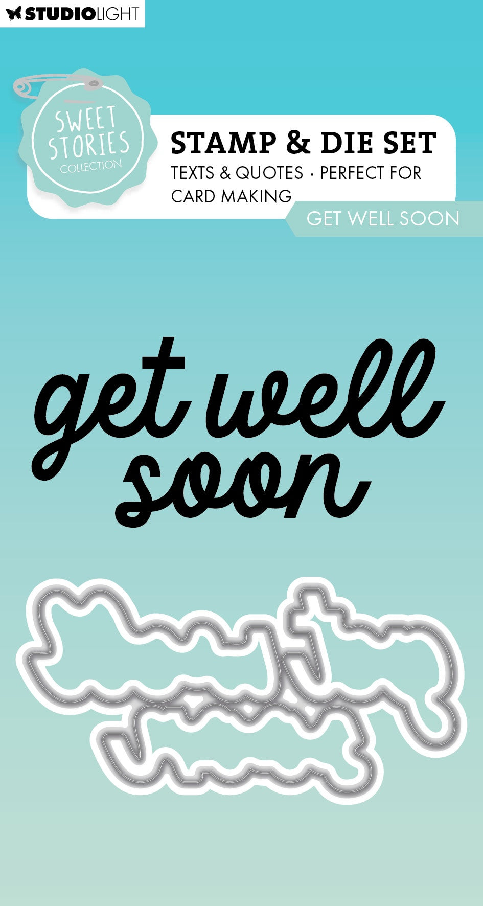 Studio Light GET WELL SOON Stamp & Die Set
