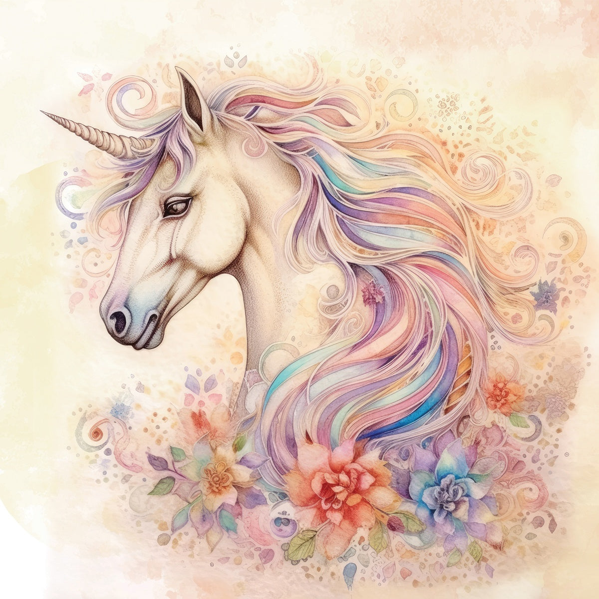 Crafter’s Companion MAJESTIC UNICORN 6”X6&quot; Paper Pad 34 Sheets