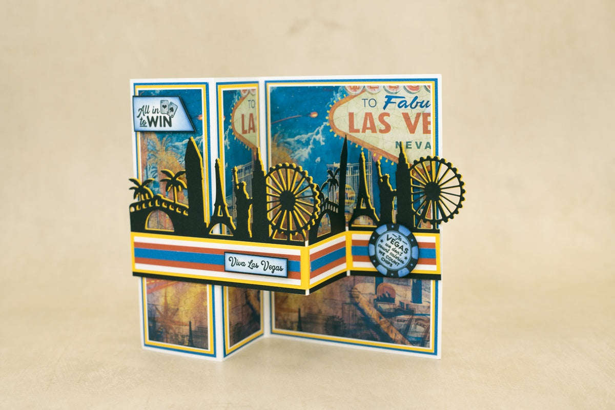 Crafter’s Companion Vintage Vegas VEGAS SKYLINE Metal Die 1pc