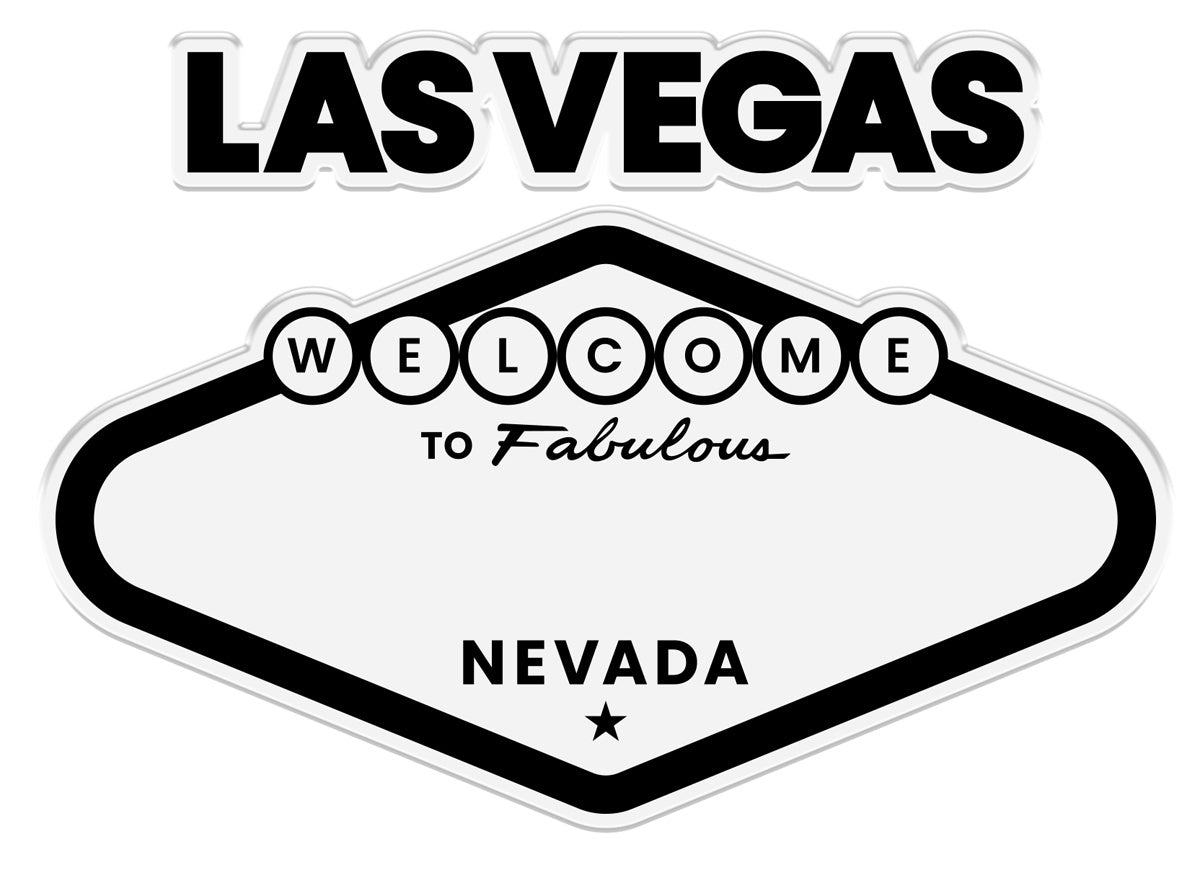 Crafter’s Companion Vintage Vegas FABULOUS LAS VEGAS Stamp, Dies, Stencil &amp; Gems 8pc