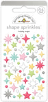 Doodlebug Shape Sprinkles HOLIDAY MAGIC Stickers 64pc